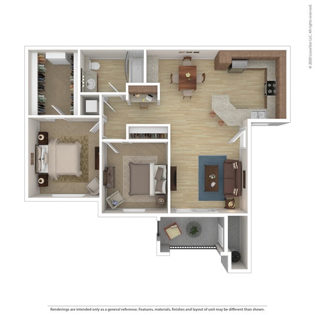 Floorplan - Camino Real Apartments