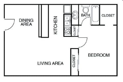1BR/1BA - Preakness Apartments