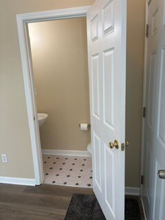 Half Bath downtstairs - 502 Brittany Way