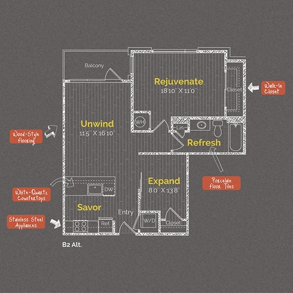 Floorplan - The Maxwell