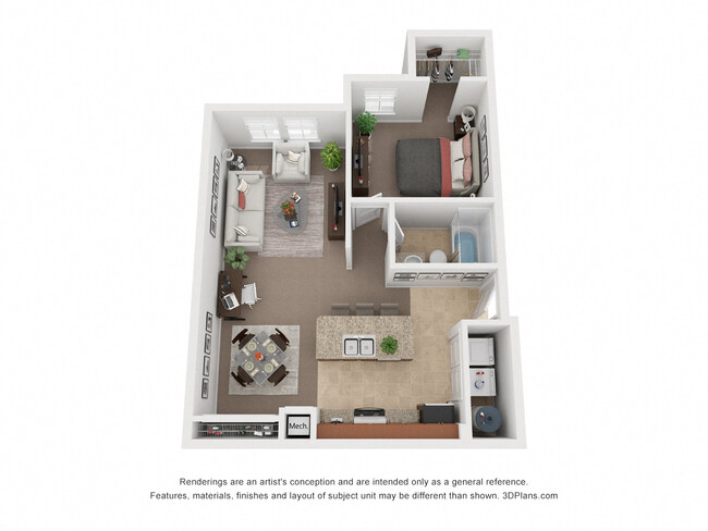 Floorplan - Parc Hill Apartment Homes