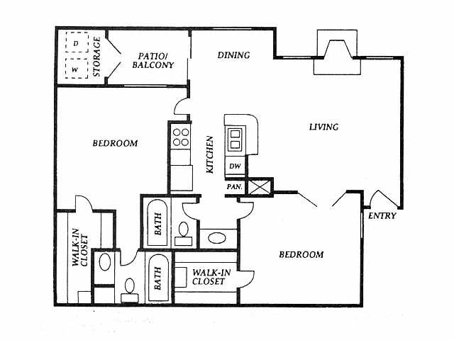 Floorplan - Cozumel Apartments