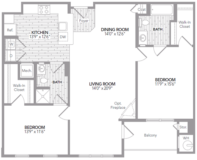 Floorplan - The Elms at Shannon's Glen