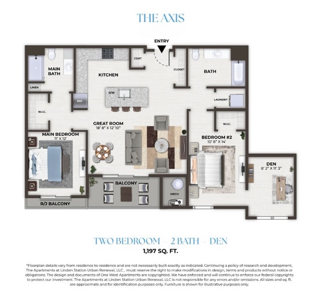 Floorplan - One West Apartments