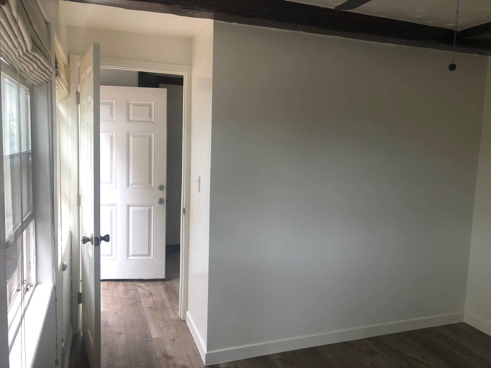 Bedroom view to home entrance - 12621 Victoria Ave