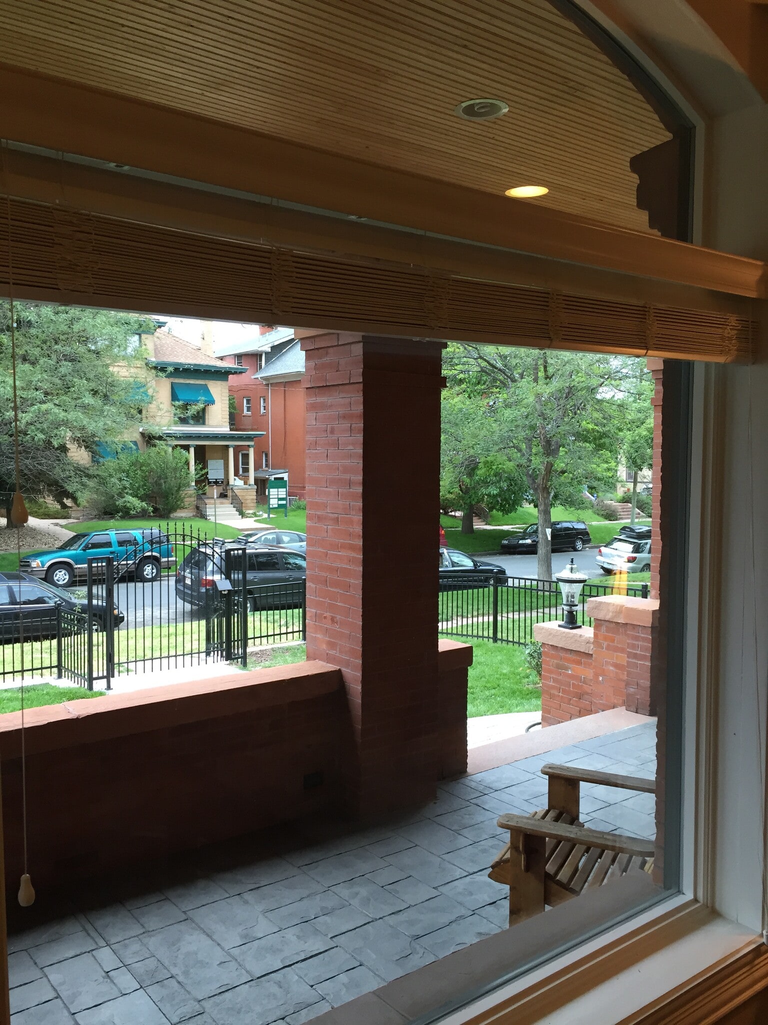 View from front Porch - 1542 Gaylord St