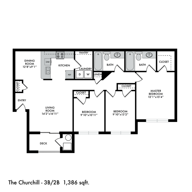 Floorplan - The Crossings at Chapel Hill