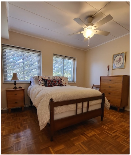 Second Bedroom - shown with double bed - 1005 Woodrow Ave