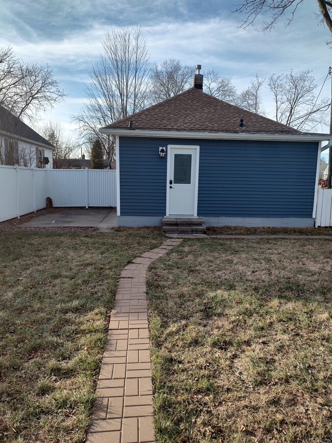 Back Entrance of House; ; inside fenced-in backyard - 1301 20th St S