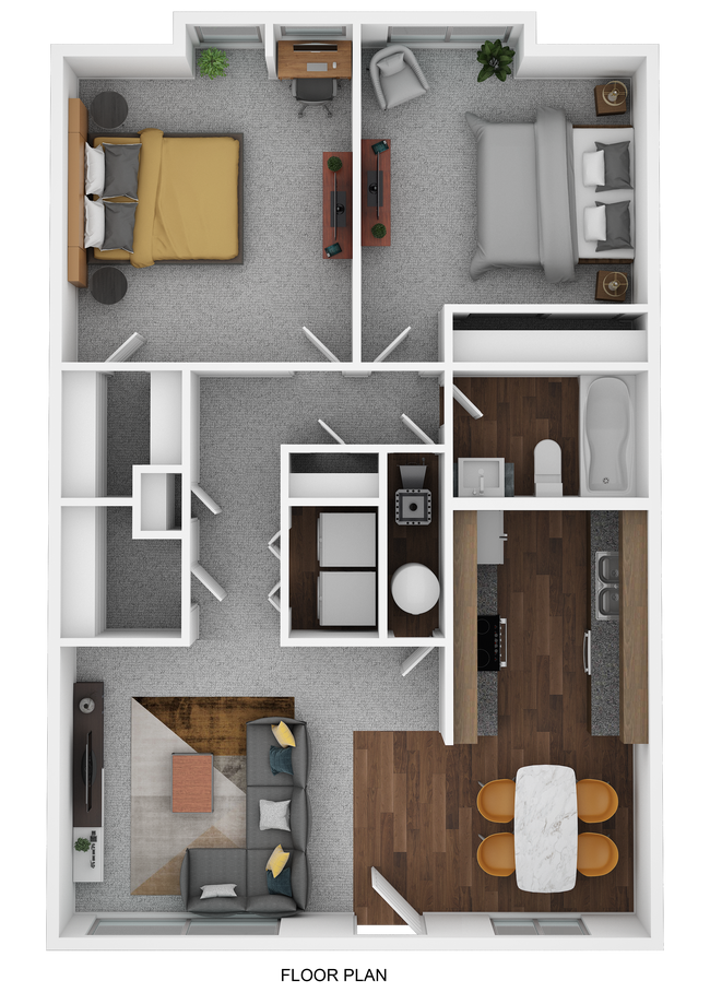 Floorplan - Country Meadows Apartments and Townhomes