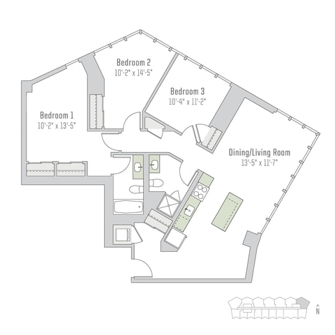 Floorplan - City Hyde Park