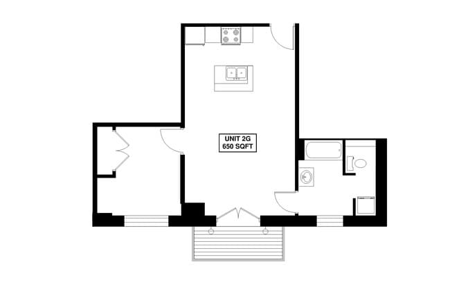 Floorplan - The Residences at 218 E Main St