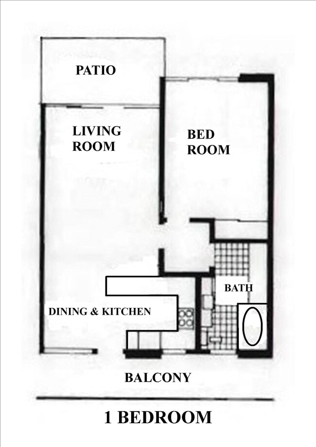 Floorplan - Bayshore Apartments