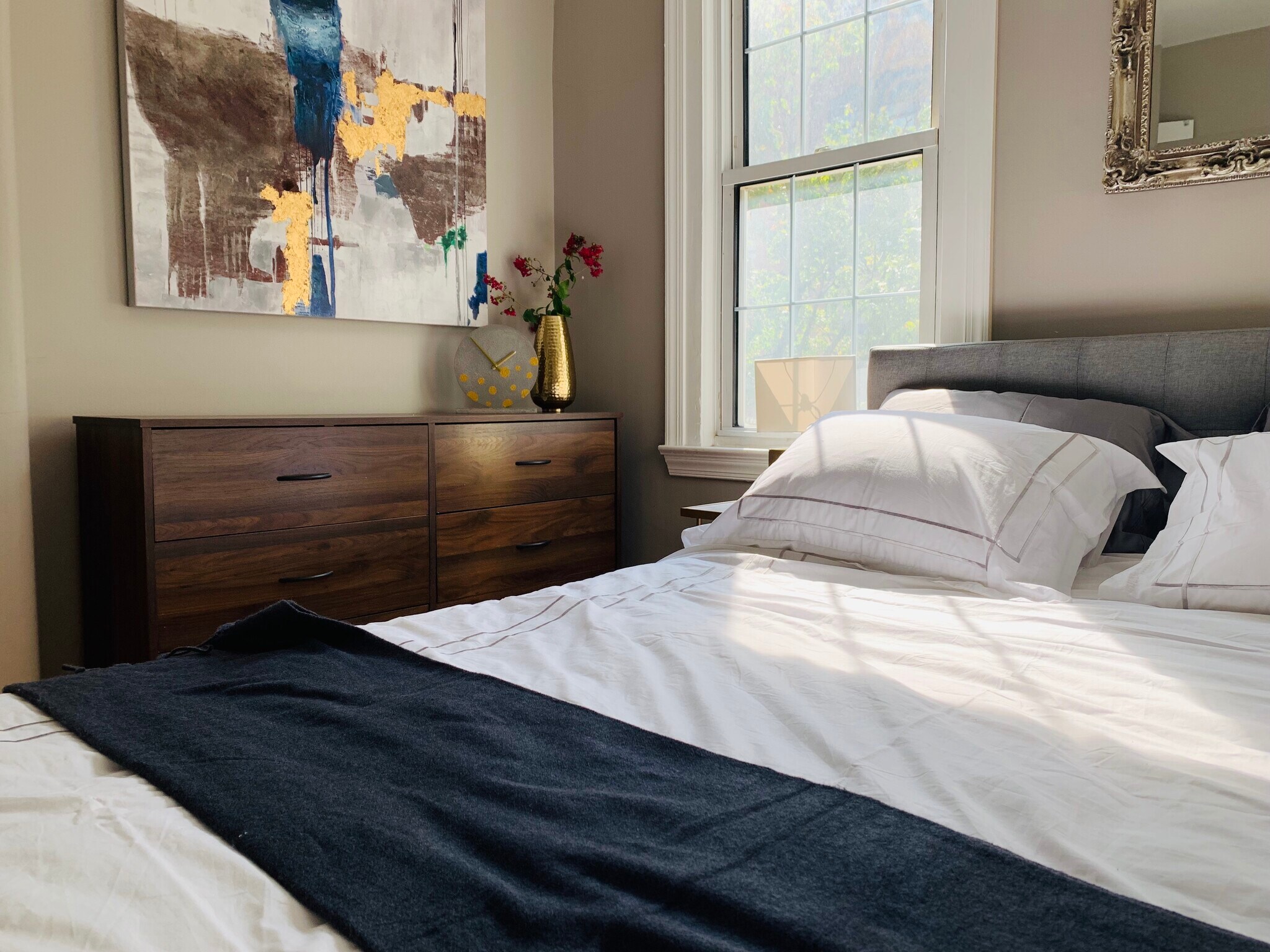 Master bedroom with comfortable queen bed - 2227 10th St NW