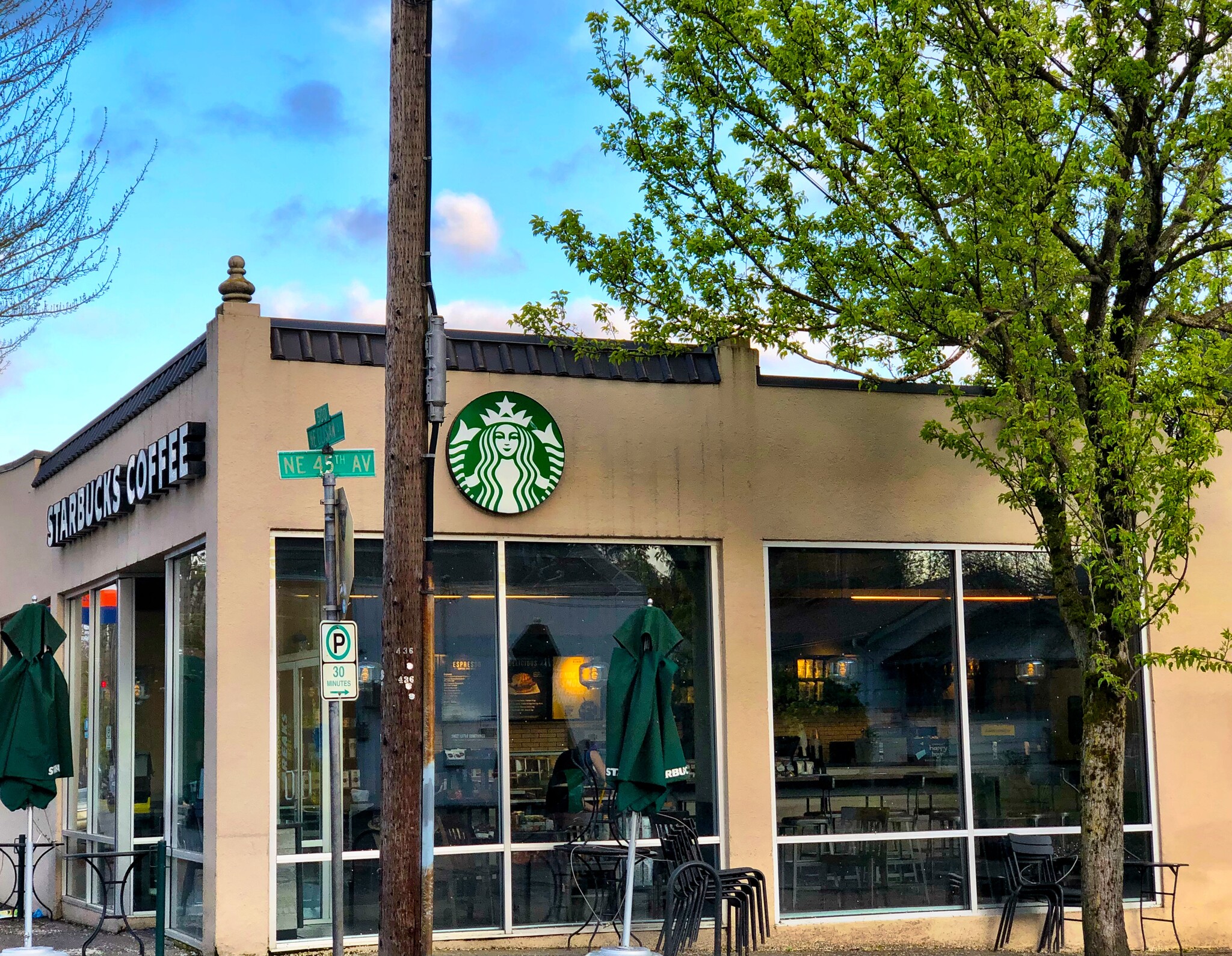 Starbucks on the corner - 304 NE 45th Ave