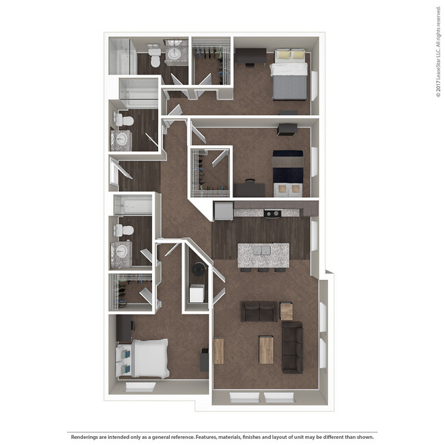 Three Bedroom 3.2 - Statehouse Varsity