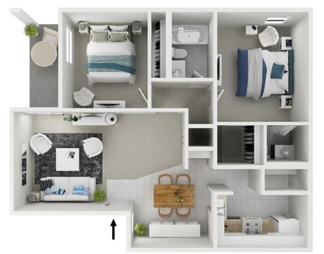 Floorplan - Townhomes @East 32nd