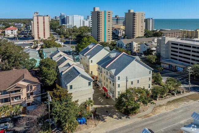 Wide aerial. - 7401 N Ocean Blvd