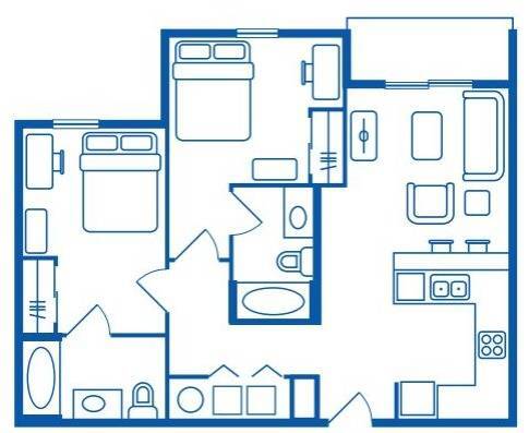 2 BEDROOM, 2 BATH A - Alight Birmingham