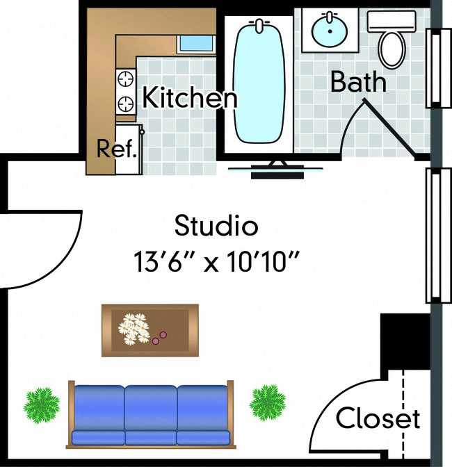 Floorplan - The Shelburne Apartments