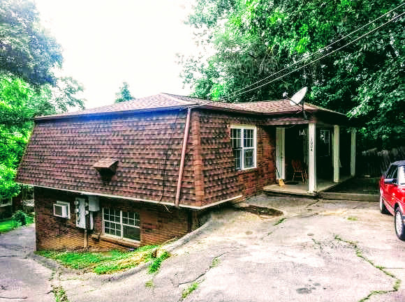 Top of Unit and Entrance to Upper Units (Spring) - 1004 Derwood Ct