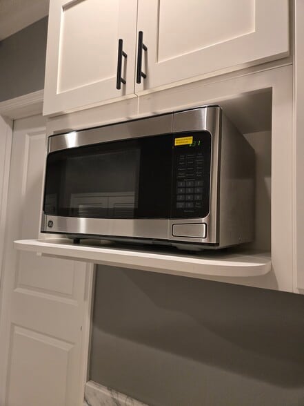 Built-in microwave - 4936 Nannie Helen Burroughs Ave NE