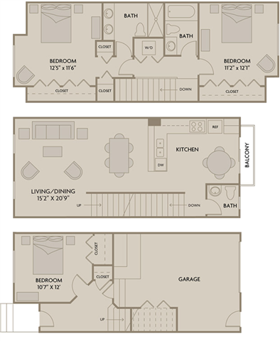 Floorplan - Northshore Townhomes