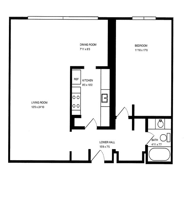 1BR/1BA - Schenley House