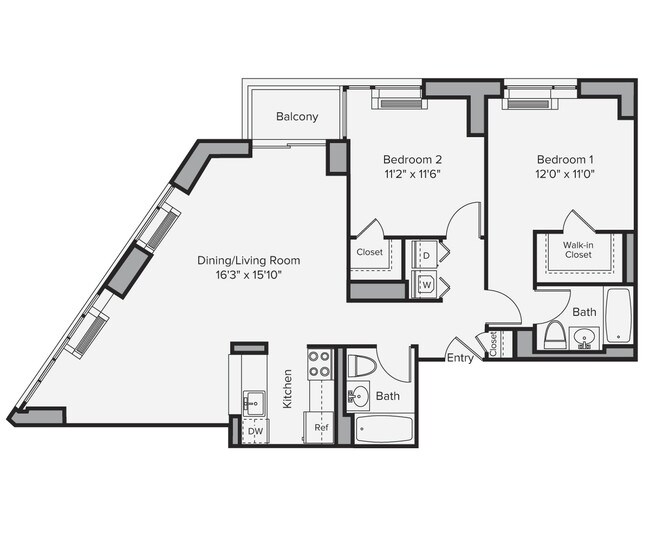 Floorplan - Avalon Riverview South Tower