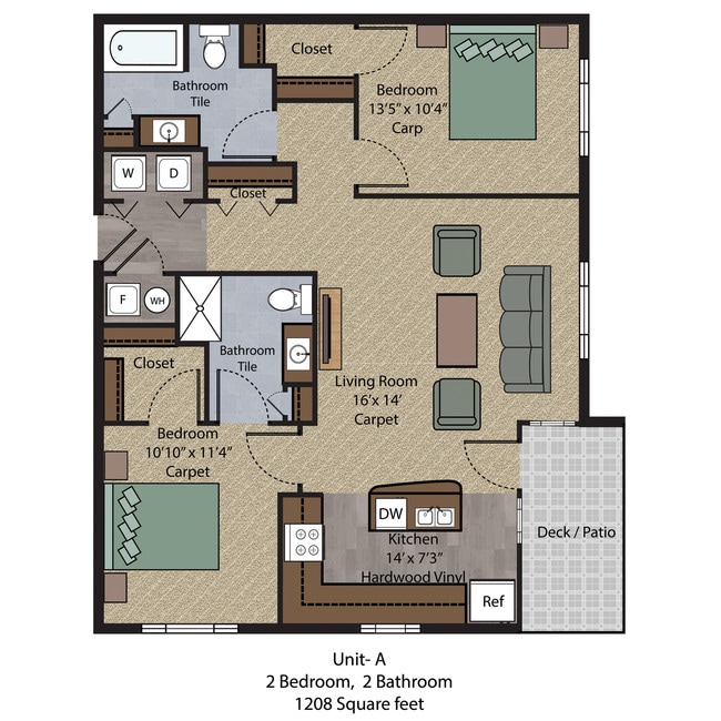 Floorplan - The Apartments at Lux 96