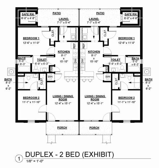 Floorplan - StoneRidge Duplexes of Poteau
