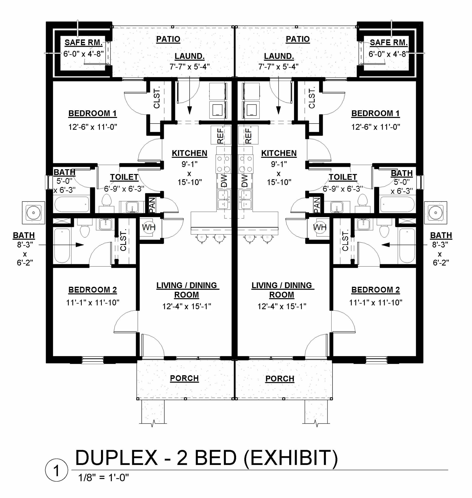 Floorplan - StoneRidge Duplexes of Poteau