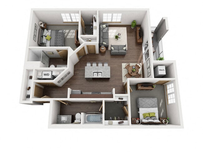 Floorplan - Royster Commons Apartment Homes