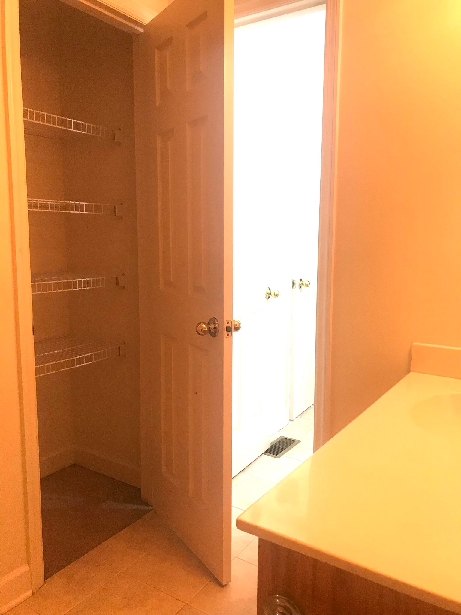 Linen closet in upstairs bath - 2702 Lantern Walk SE