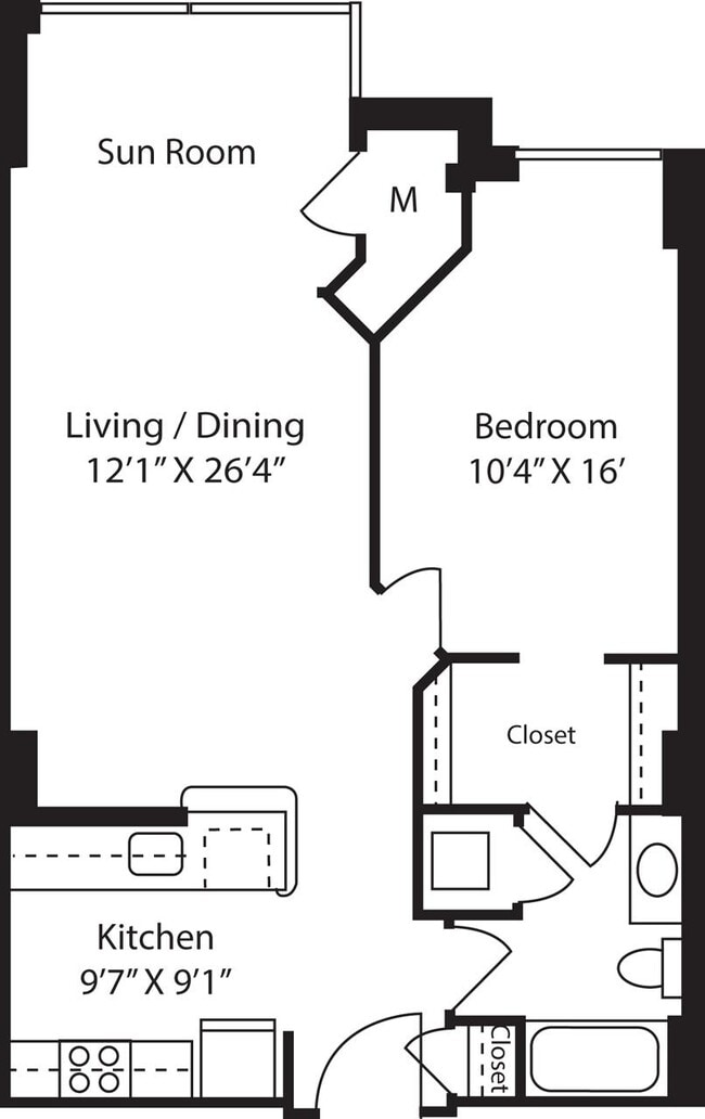 Floorplan - The Prime at Arlington Courthouse