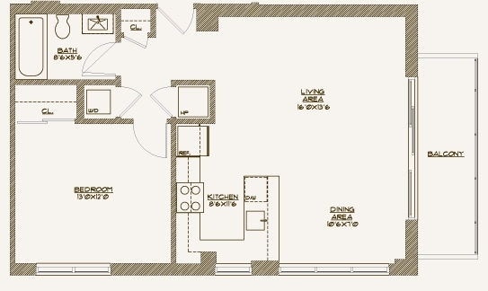 1BR/1BA - Le ROI Residences