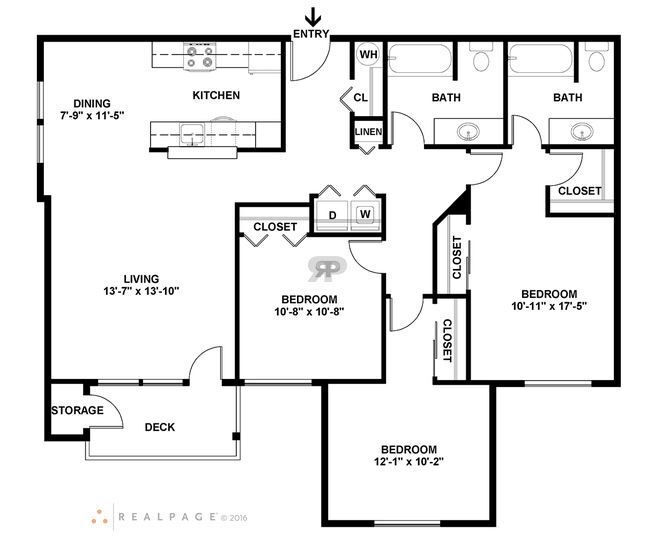 Floorplan - Oak Glen Apartments