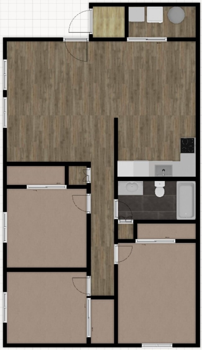 Floorplan - Pinon Manor Apartments