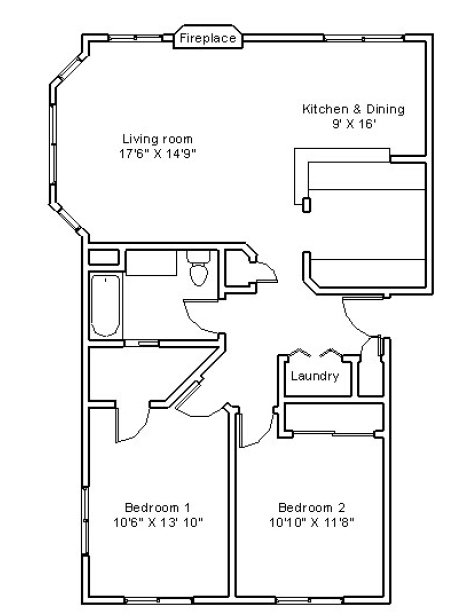 2BR/1BA - Maple Ridge Apartments