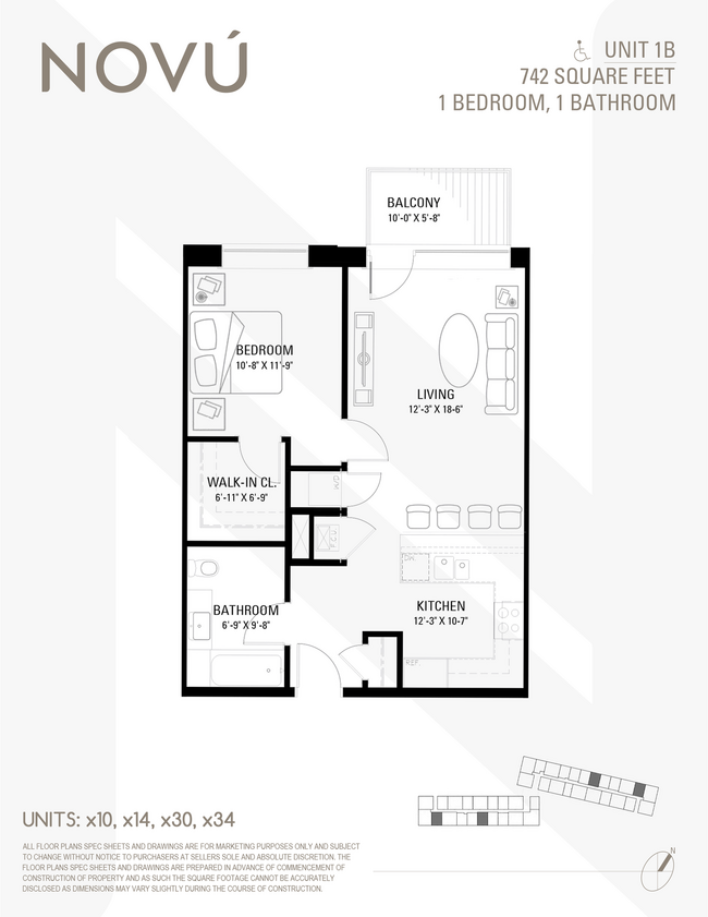 Floorplan - Novu Apartments