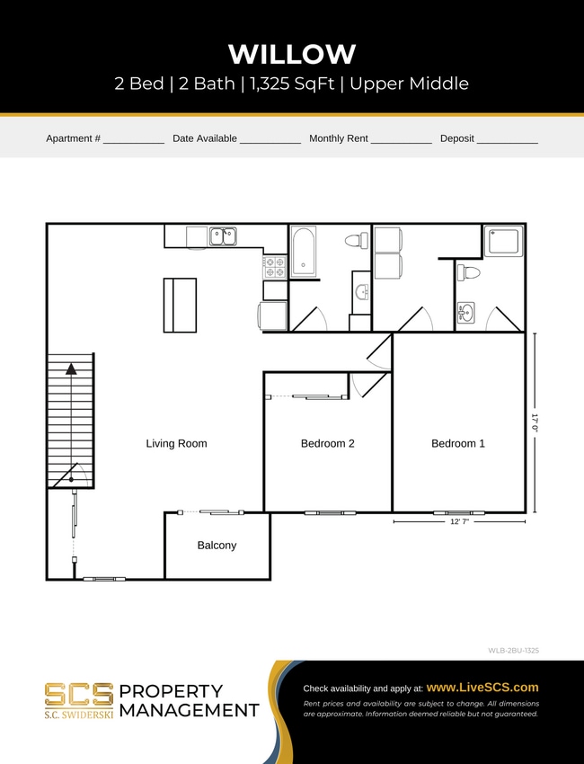Floorplan - Willow Estates