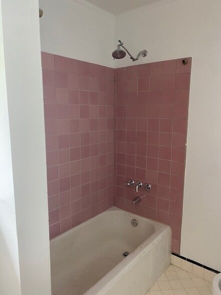 Shower wall - 501 S Church Ln