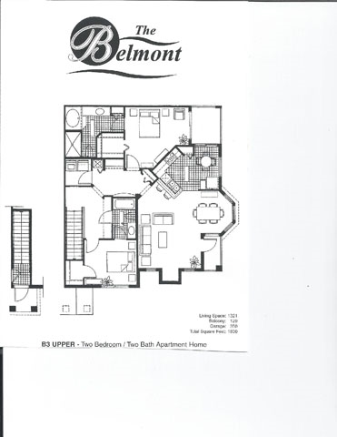 B3 Upper - Two Bedroom Two Bath - The Belmont at North Lauderdale