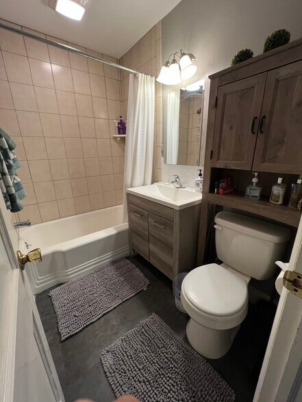Full bath and storage - 4622 Cass St