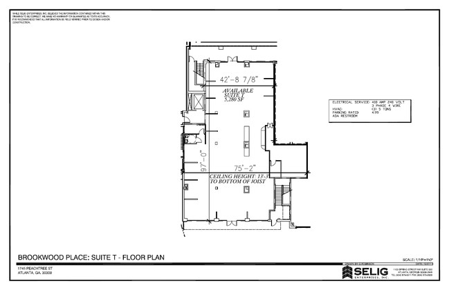 Floorplan - Brookwood Place On Peachtree