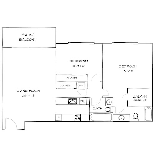 Floorplan - Villas of Pasadena