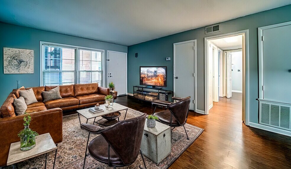 Spacious Living rooms at Courtyard on Main in Salisbury, NC - Courtyard on Main