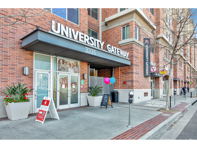 Aerial Exterior of Building - Ground Level - University Gateway