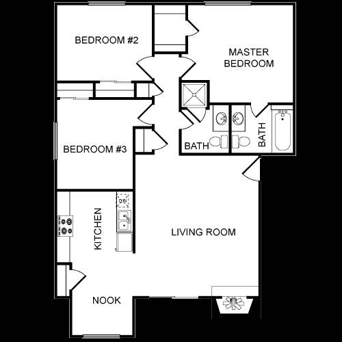 Plan F - Parkwood Apartments