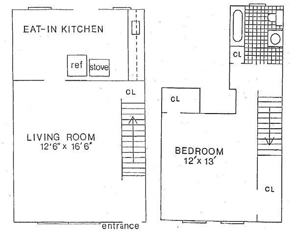 Floorplan - Rockaway Gardens Apartments 135 kendall ct.